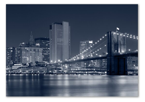 Moderní skleněný obraz z fotografie Manhattan New York osh-37762397