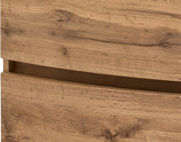SKŘÍŇKA S UMYVADLEM, barvy dubu, barvy dubu, 80 cm Held - Koupelnové série, Online Only