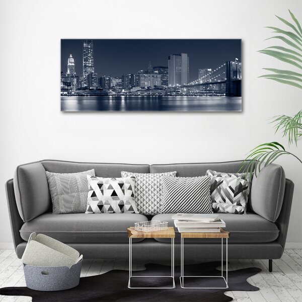 Moderní skleněný obraz z fotografie Manhattan New York osh-37762397