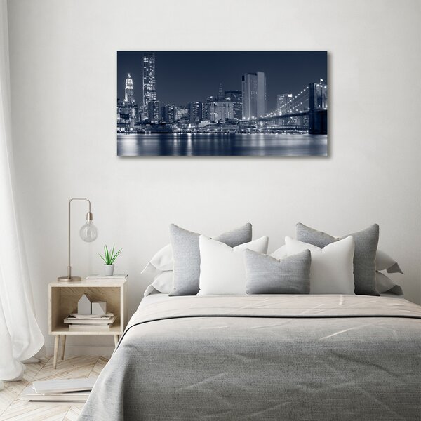 Moderní skleněný obraz z fotografie Manhattan New York osh-37762397