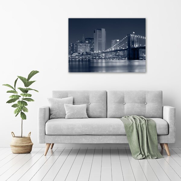 Moderní skleněný obraz z fotografie Manhattan New York osh-37762397