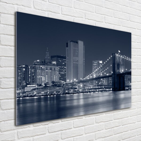 Moderní skleněný obraz z fotografie Manhattan New York osh-37762397