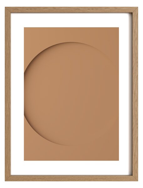 Idealform Poster no. 5 Round composition Barva: Terracotta, Velikost: 300x400 mm