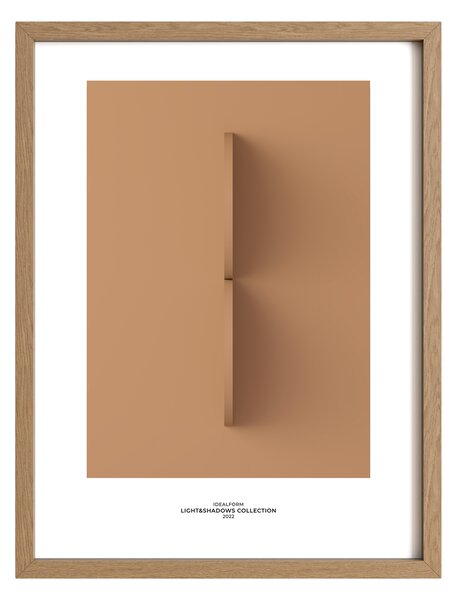 Idealform Poster no. 8 Arched shapes Barva: Terracotta, Velikost: 300x400 mm