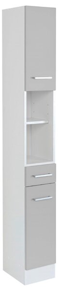 VYSOKÁ SKŘÍŇ, světle šedá, bílá, 25/190/35 cm Held - Koupelnové série, Online Only
