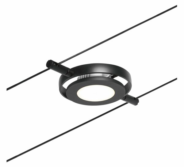 PAULMANN LED lankový systém RoaMac spot 4,5W 3000K 12V černá mat/chrom