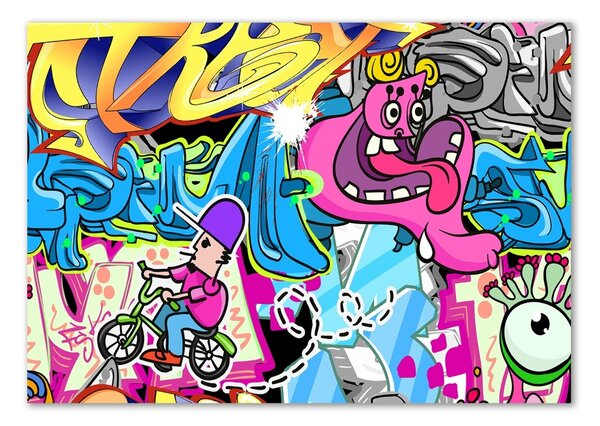 Foto obraz fotografie na skle Graffiti osh-38479152