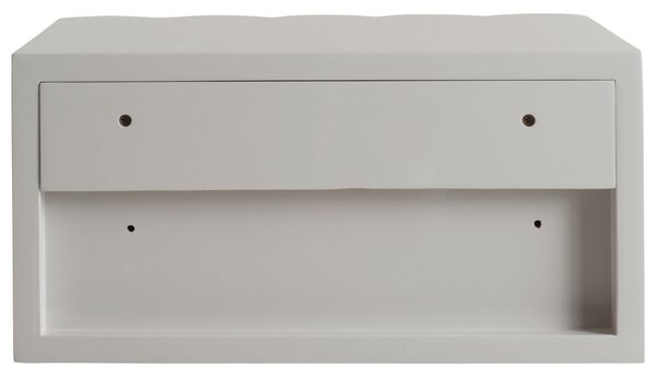 Jotex Světle šedý závěsný noční stolek VALLMO 40 x 35 cm