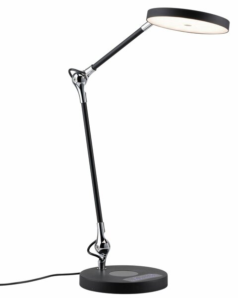 PAULMANN LED stolní lampa na psací stůl Numis 11W Qi nabíjení telefonu WhiteSwitch 2.700-6.500K 789.10