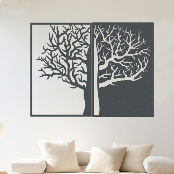 Dřevěný strom na zeď DUALITY Zvolte barvu dekoru: Javor | Rozměry (cm): 40x30