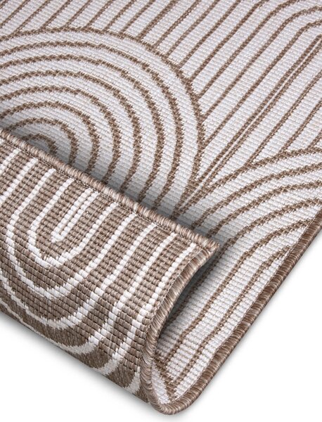 Hanse Home, Kusový koberec Pangli 105850 Linen – na ven i na doma, 80x150, hnědá, chodba / předsíň