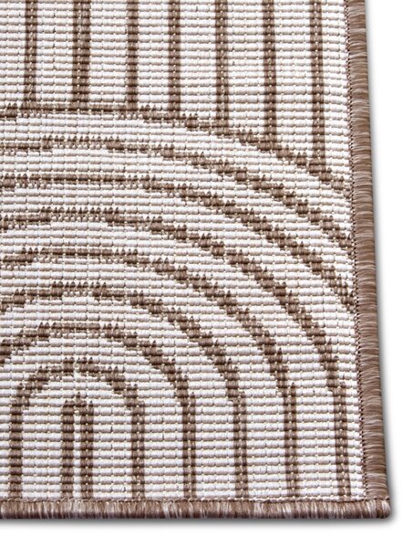Hanse Home, Kusový koberec Pangli 105850 Linen – na ven i na doma, 80x150, hnědá, chodba / předsíň
