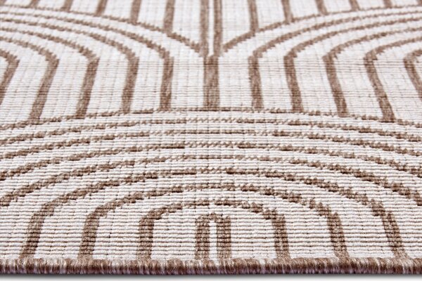 Hanse Home, Kusový koberec Pangli 105850 Linen – na ven i na doma, 80x150, hnědá, chodba / předsíň
