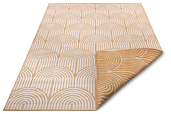 Hanse Home, POŠKOZENÝ - Kusový koberec Pangli 105849 Ochre – na ven i na doma, 240x330, žlutá, chodba / předsíň