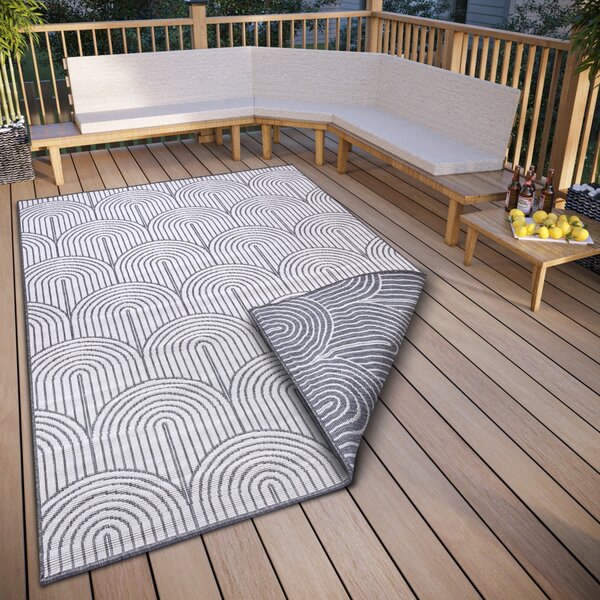 Hanse Home, Kusový koberec Pangli 105851 Silver – na ven i na doma, 80x150, šedá, chodba / předsíň