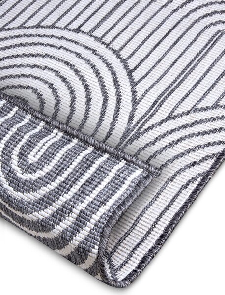 Hanse Home, Kusový koberec Pangli 105851 Silver – na ven i na doma, 80x150, šedá, chodba / předsíň