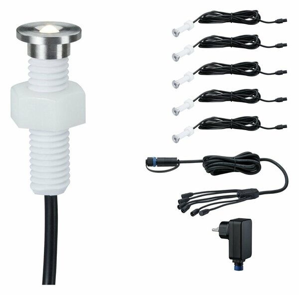 Paulmann Plug&Shine základní sada vestavné svítidlo MicroPen II IP67 3000K 5x0,22W 936.95 P 93695