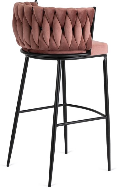 Barová židle Frenar 1 (růžová). Akce -20%