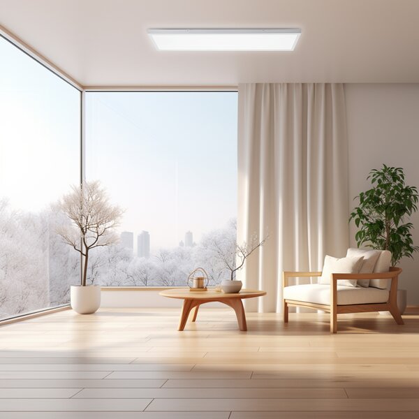Immax NEO LITE FRAME Smart stropní svítidlo 120x30cm, IP44, CCT, WiFi, Tuya, BEACON bílé