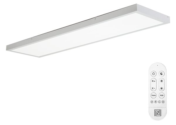 Immax NEO LITE FRAME Smart stropní svítidlo 120x30cm, IP44, CCT, WiFi, Tuya, BEACON bílé
