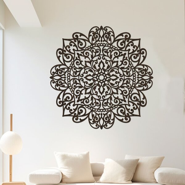 Mandala na zeď BEZPODMINEČNÁ LÁSKA Zvolte barvu dekoru: Wenge | Rozměry Ø (cm): 40