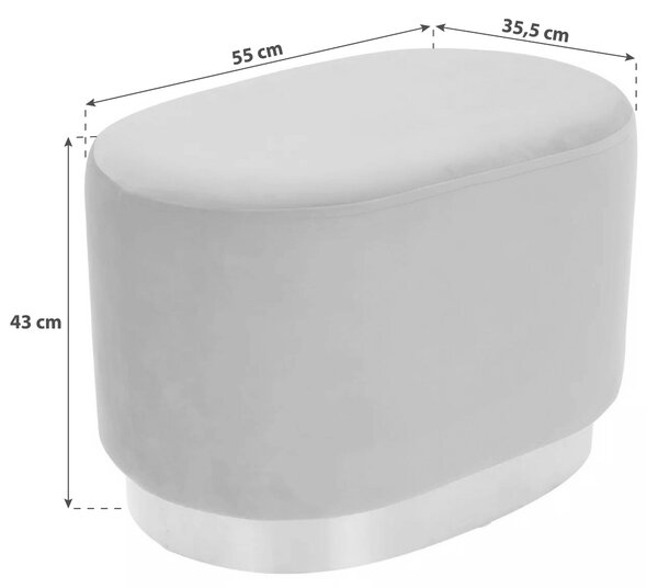 TABURET, dřevo, textil, kompozitní dřevo, 35,5/43/55 cm - Taburety, Online Only