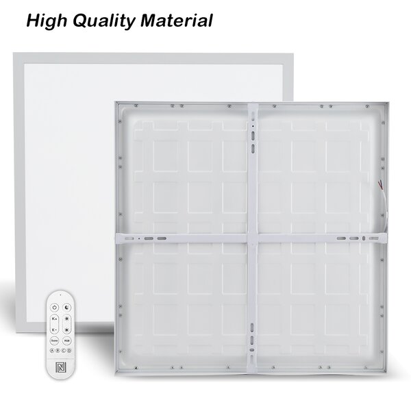 Immax NEO LITE FRAME Smart stropní svítidlo 60x60cm , IP44, CCT, WiFi, Tuya, BEACON bílé
