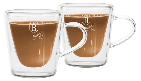 Sada skleněných šálků na espresso 2 ks