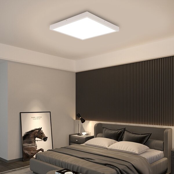 Immax NEO LITE FRAME Smart stropní svítidlo 60x60cm , IP44, CCT, WiFi, Tuya, BEACON bílé