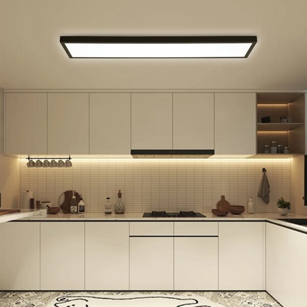 Immax NEO LITE FRAME Smart stropní svítidlo 120x30cm, IP44, CCT, WiFi, Tuya, BEACON černé