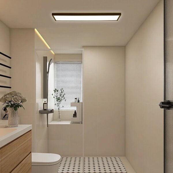 Immax NEO LITE FRAME Smart stropní svítidlo 120x30cm, IP44, CCT, WiFi, Tuya, BEACON černé