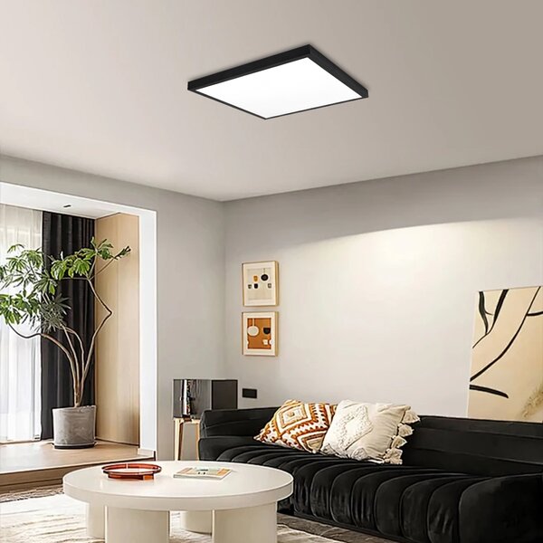 Immax NEO LITE FRAME Smart stropní svítidlo 60x60cm, IP44, CCT, WiFi, Tuya, BEACON černé