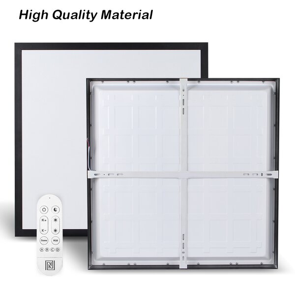Immax NEO LITE FRAME Smart stropní svítidlo 60x60cm, IP44, CCT, WiFi, Tuya, BEACON černé