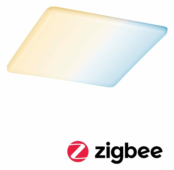 PAULMANN Smart Home Zigbee LED vestavné svítidlo Veluna VariFit měnitelná bílá 215mm x 215mm IP44 17W 953.85