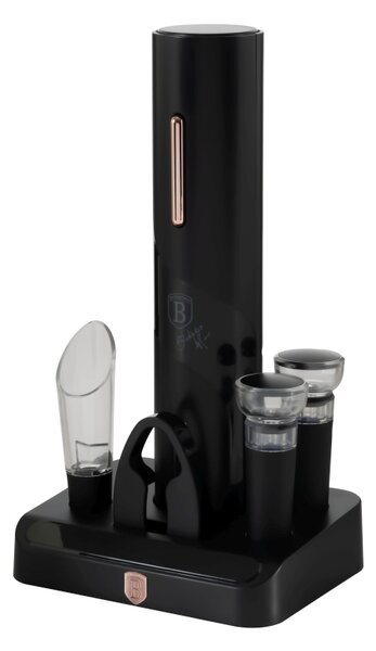 Dárková sada na otevírání vína 6 v 1, Black Rose collection
