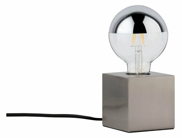 Paulmann stolní lampa Kura 1-ramenné kov kartáčovaný 797.30 P 79730