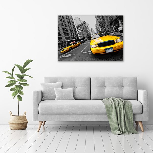 Foto obraz sklo tvrzené Taxi New York osh-41983916