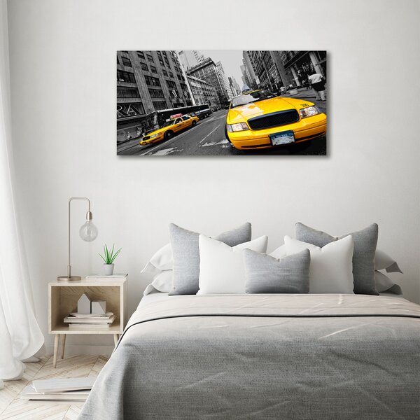 Foto obraz sklo tvrzené Taxi New York osh-41983916