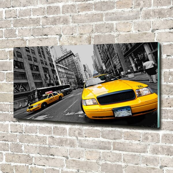 Foto obraz sklo tvrzené Taxi New York osh-41983916