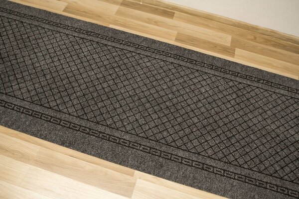 Associated Weavers Čistící zóna protiskluzová Way 402 šedá pogumovaná Šíře: 100 cm