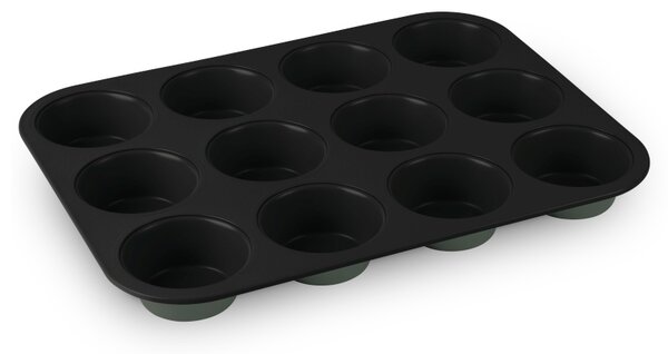 Forma na muffiny s nepřilnavým povrchem 12 ks Matte Green Collection