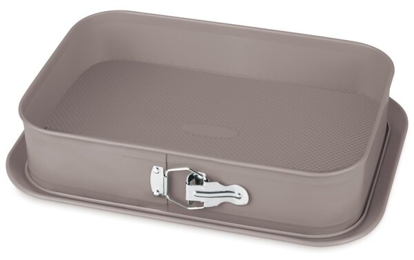 Forma na dort hranatá s titanovým povrchem 39x27 cm Taupe Collection