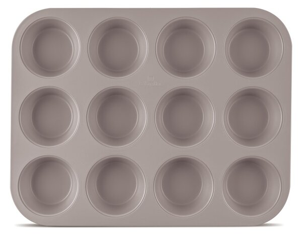 Forma na muffiny s nepřilnavým povrchem 12 ks Taupe Collection