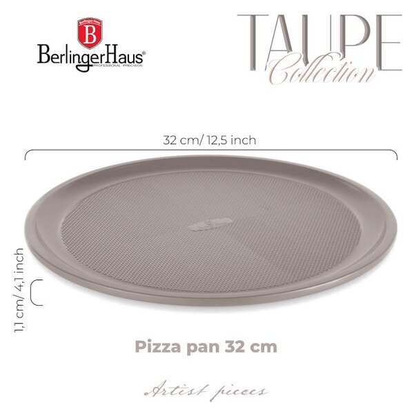 Pánev na pizzu s titanovým povrchem 32 cm Taupe Collection