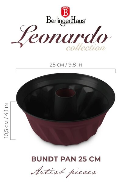 Forma na bábovku s titanovým povrchem 25 cm Leonardo Collection