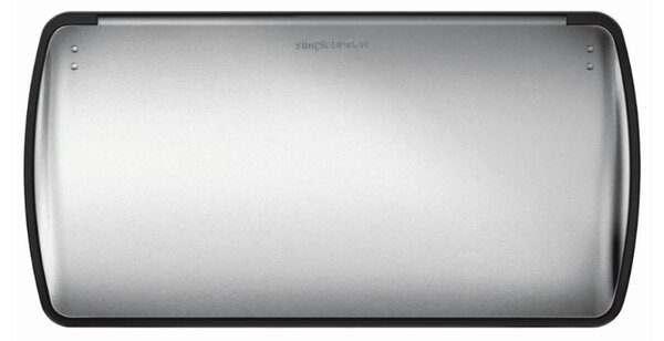Odpadkový koš na tříděný odpad, Simplehuman – 30/16 l, obdélníkový, matná ocel, FPP