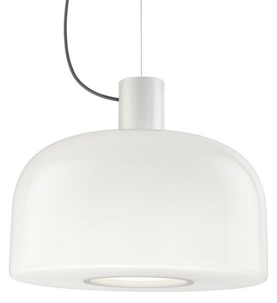 Závěsná svítidlo FLOS, Bellhop Glass S2, stmívatelné, Bílá, Obývací pokoj, Sklo