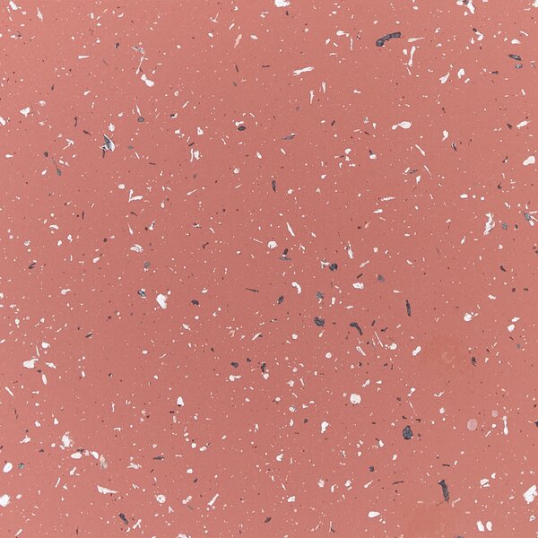 Odkládací stolek FALIRO 37 cm 37 cm Červené terrazzo