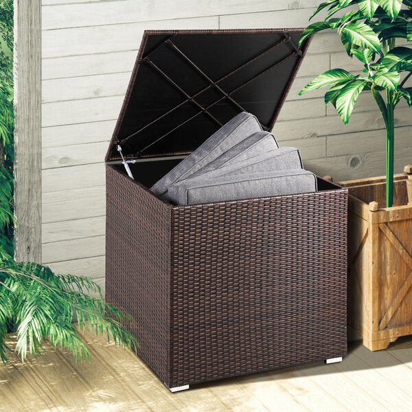 Deuba Úložný box 75x75x70 cm - hnědý