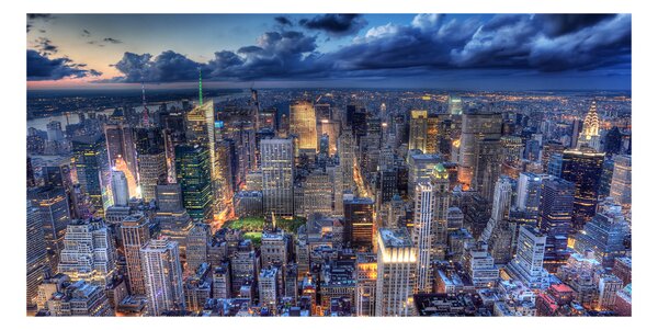 Moderní foto obraz na stěnu New York ptačí pohled osh-43839056